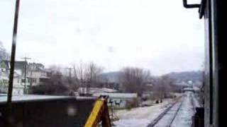 preview picture of video 'Western Maryland 734 leaves Ridgeley'