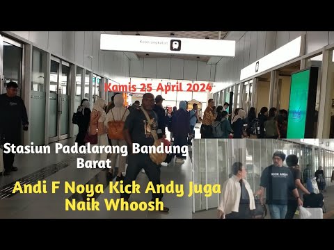 Penumpang Whoosh Histeris Berebut Photo dengan Andy F Noya Kick and Andy Kamis 25 April 2024