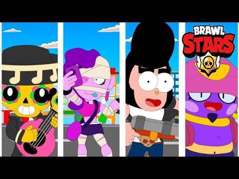 300IQ VS 10IQ #4 BRAWL STARS ANIMATION