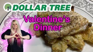 Dollar Tree Valentine's Salmon Dinner