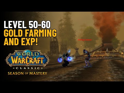 Level 50-60 AOE Gold Farming / Leveling Spot (Eastern Plaguelands 25g+ Per Hour)