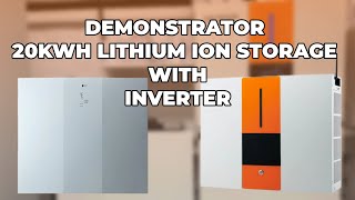 Technology demonstrator ESS Hybrid Inverter & 20kWh Lithium Ion Batteries
