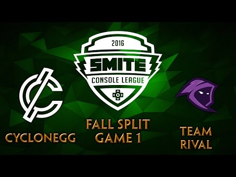 SMITE Console League EU Fall Split Week 2 - CycloneGG vs. Team Rival (Game 1)