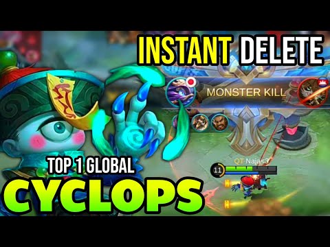 INSTANT DELETE ENEMIES! CYCLOPS BEST BUILD 2021 | TOP 1 GLOBAL CYCLOPS GAMEPLAY | MOBILE LEGENDS