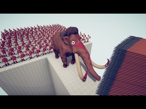 100x SKELETON + MAMMOTH vs EVERY GOD | Totally Accurate Battle Simulator TABS