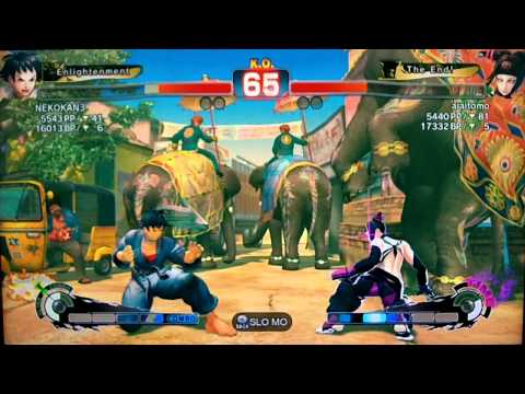SSF4 AE:2012 NEKOKAN3 (Makoto) vs Aiaitomo (Juri)