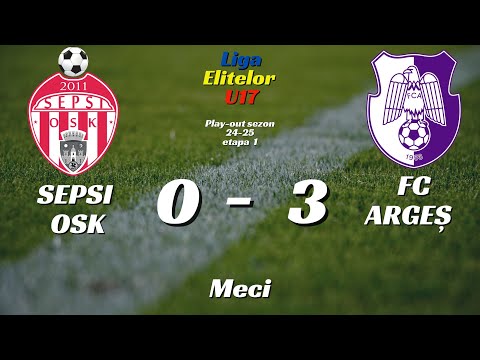 Sepsi OSK 0-3 FC Arges Cupa Elite U17, grupa Vest et.1,sez 24-25, meci