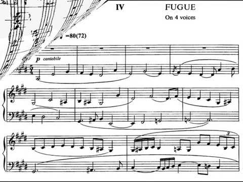 С. СЛОНИМСКИЙ Прелюдия и Фуга cis-moll