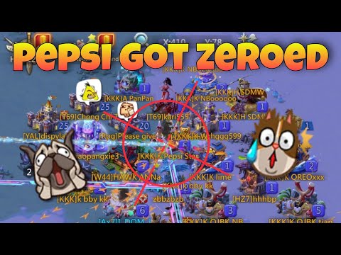 Lords Mobile - 30 rallies. Full emperor account WAS ZEROED ONLINE. Crazy stats didnt help him