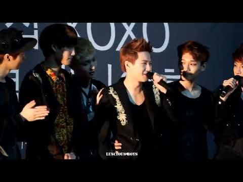 130616 EXO AT INCHEON FANSIGN CLOSING + SUHO CRYING
