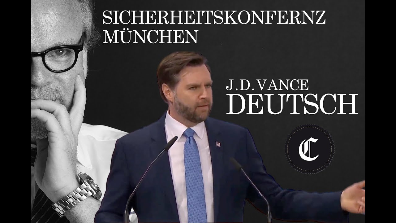 J.D. Vance Rede Deutsch - Vance spricht von einer «bedrohten Meinungsfreiheit in Europa»