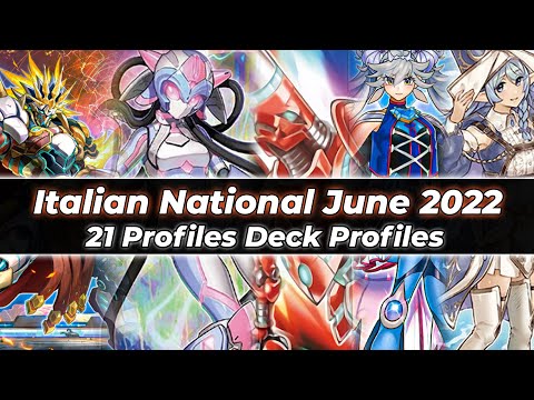 Yugioh Top Deck Profiles 2022 🔥 Italian National
