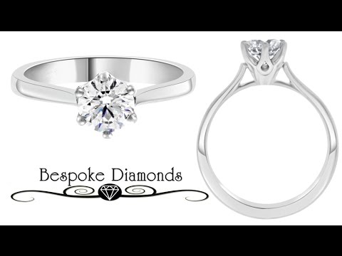 0.80ct Six Claw Solitaire Ring SR1028