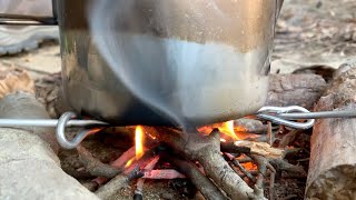TENT STAKE STOVE