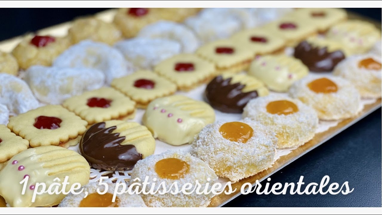 1 PÂTE 5 SORTES DE PATISSERIES ORIENTALES RECETTE DE GATEAUX ÉCONOMIQUES ET EXPRESS POUR L'AÏD 2021