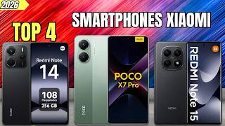 TOP 4 MELHORES SMARTPHONES XIAOMI em 2026! Qual Vale Mais a Pena COMPRAR?