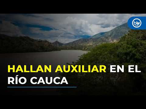 Hallaron en Olaya, Antioquia, el cuerpo del auxiliar de la Policía desaparecido en el río Cauca