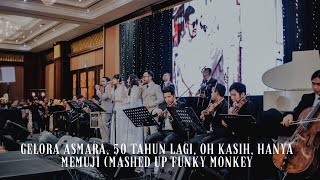 Download lagu Gelora Asmara, 50 Tahun Lagi, Oh Kasih, Hanya Memuji(MashedUp Funky Monkey) Orchestra Cikallia Music mp3