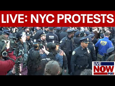 Video | LIVE NOW: Chaotic pro-Palestine protests in New York