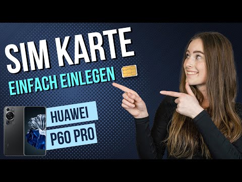 Huawei P60 Pro - SIM-Karte einlegen • 🂠 • 📲 • 📡 • Anleitung | Tutorial