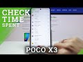 How to Check Total Screen Time on POCO X3 – Check Time Spent on POCO X3