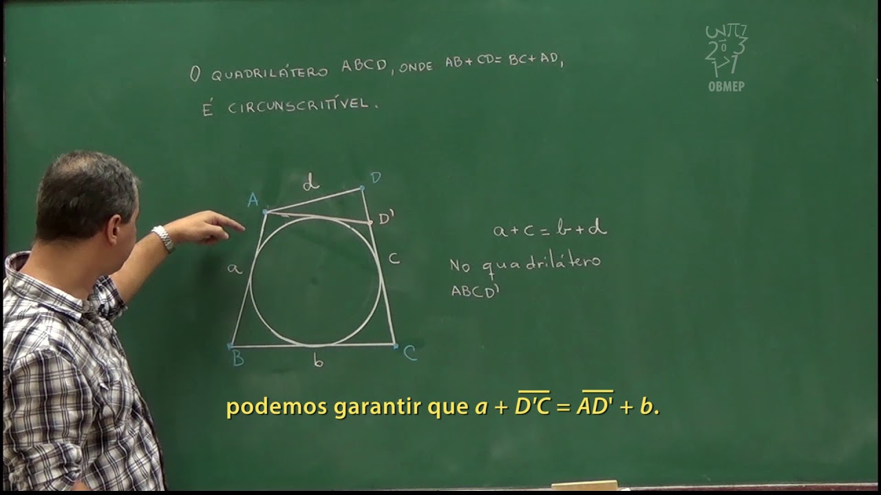Geometria - Aula 49 - Recíproca do Teorema de Pitot - Legendado