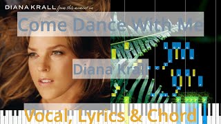 🎹Come Dance With Me, Chord &amp; Lyrics, Diana Krall, Synthesia Piano