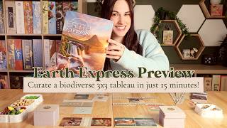 Earth Express Preview! | Curate a biodiverse 3x3 tableau in just 15 minutes!
