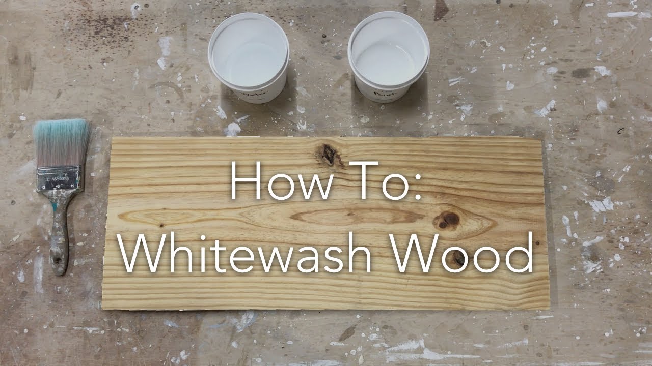 Watch video How To Whitewash Wood Now How To Whitewash Wood