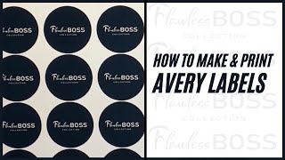 How to create and print Avery Labels straight from home | Business Tip |