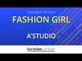 Fashion Girl A Studio Karaoke Version