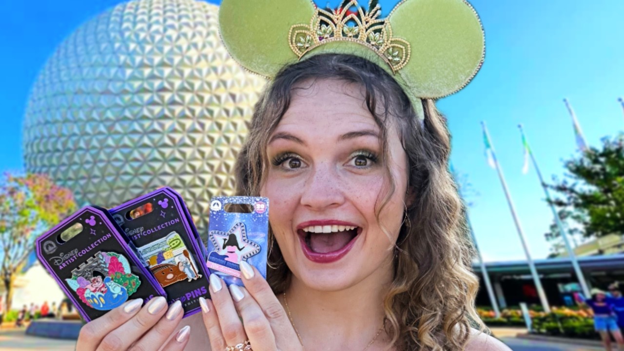 Hannah Montana 20th & Artist Pin DROP in Epcot! | Trading Around The World & My New Pin Collection