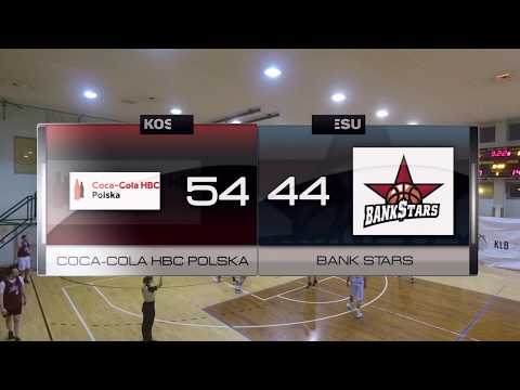 Coca-Cola HBC Polska vs Bank Stars - XIX kolejka - I Liga Warszawa - Koszykarska Liga Biznesu