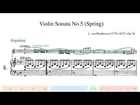 Beethoven, Violin Sonata No.5, Op.24 "Spring" (Christian Ferras + Pierre Barbizet)