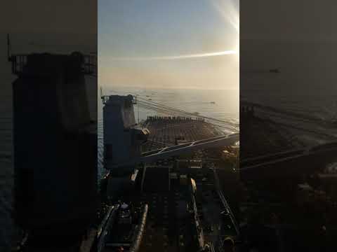 US NAVY LSD AAV Launch Marines