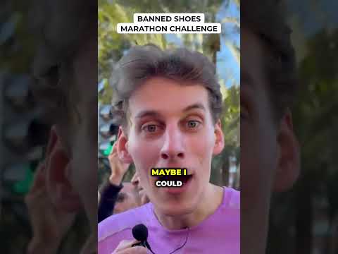 Banned shoes marathon challenge