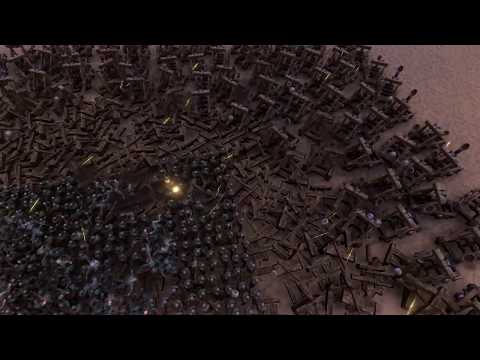 2,000 German Soldiers vs 600 Catapults who will Win?