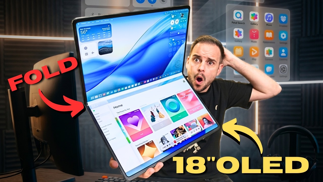¡¡¡Probamos la TABLET PLEGABLE más LOCA!!! Huawei Matebook FOLD Ultimate