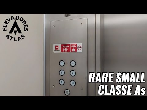 Small-sized ATLAS Classe A Traction Elevators (Rooms) - Cityplaza Hotel - MG, BR