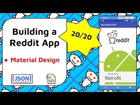 Reddit App Material Design Build a Reddit App Part 20