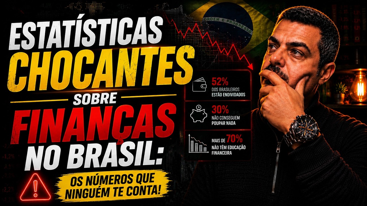 Estatísticas chocantes sobre finanças no Brasil: por que 97% das pessoas perdem dinheiro