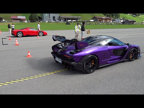 Ferrari Enzo vs Mclaren Senna vs Ferrari LaFerrari