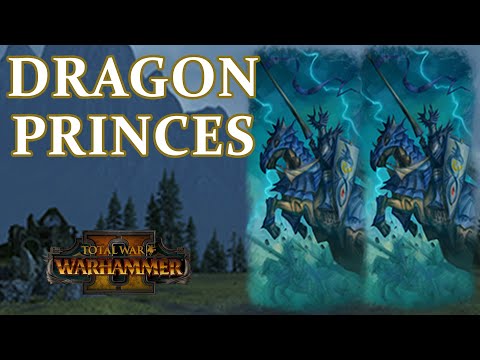 CORE UNIT: Dragon Princes - High Elves 2xCast // Total War: WARHAMMER II Multiplayer Battle