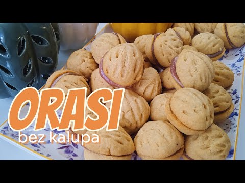 Orasi - priprema BEZ KALUPA 🔥- prhki čajni keksići punjeni eurokremom 😍