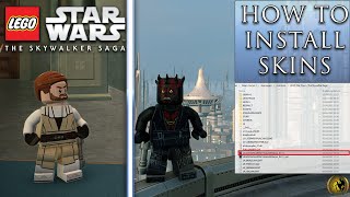 How to install Character Skins Mods Tutorial I Lego Star Wars The Skywalker Saga