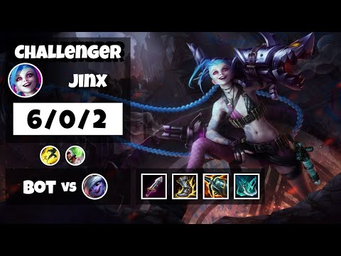 Jinx vs Tristana BR Challenger BOT (6/0/2) - v11.8