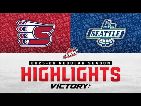 Spokane Chiefs at Seattle Thunderbirds 10/11 | WHL Highlights 2025-26
