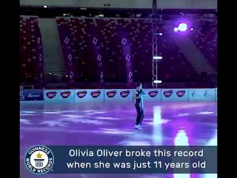 The fastest rotation on skates a Oliver was able to make 342 revolutions per minute #omg #shorts