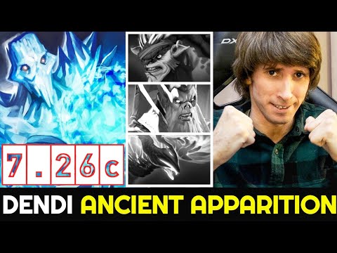 DENDI 0 Death Ancient Apparition - 100% Counter Pick Destroy Bristleback & Necrophos 7.26 Dota 2