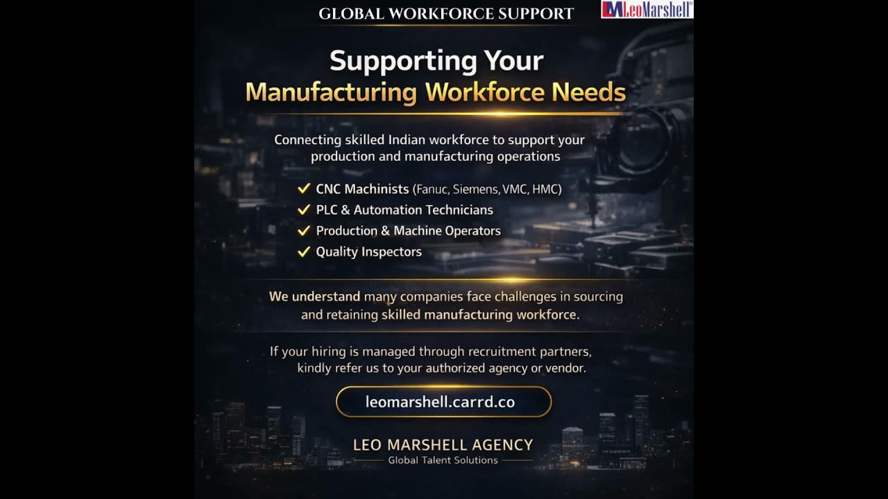 Global Workforce Support for Manufacturing | Hire Skilled Talent Fast